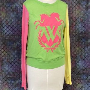 WILDFOX color block baggy beach jumper sz S